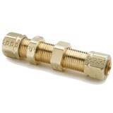 Tube to Tube - Bulkhead - Brass Compression Fittings, High Pressure